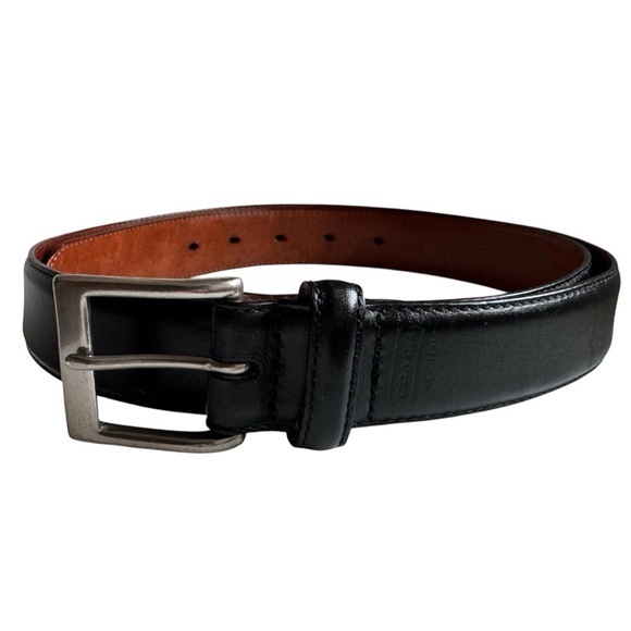 Vintage COACH Men’s Leather Belt 36” Made in Italy Style 5953 - Picture 3 of 9